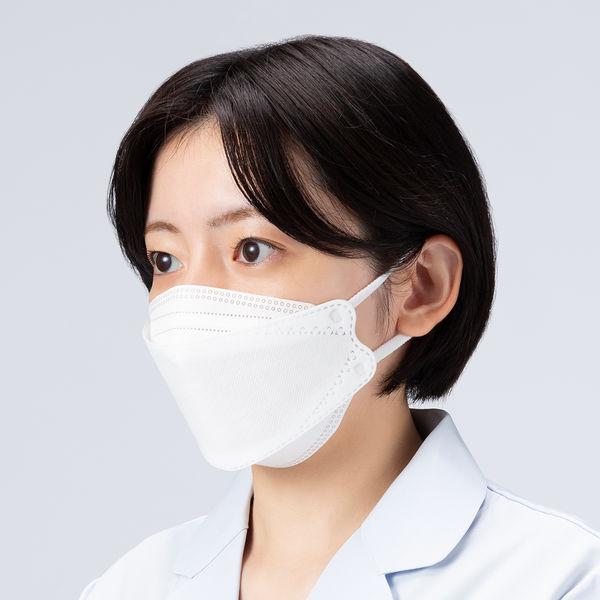 アスクル　ダイヤモンド型サージカルマスク　ホワイト　3D　使い捨て　不織布　1箱(50枚入)　  オリジナル