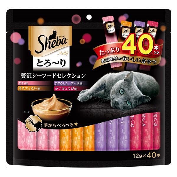 シーバ とろ〜り メルティ 贅沢シーフードセレクション（12g×40本入）1袋 マースジャパン 猫用 おやつ