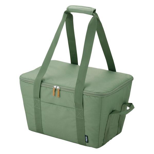 サーモス 保冷買い物カゴ用バッグ 25L カーキ RFG-025 KKI1個