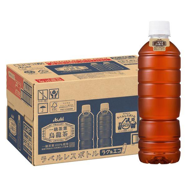 アサヒ飲料 アサヒ一級茶葉烏龍茶 ラベルレスボトル 500ml 1箱（24本入）