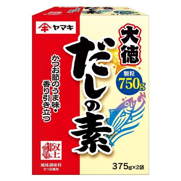 だしの素大徳 750g（375g×2P） 1個 ヤマキ だしの素