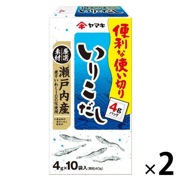 瀬戸内産いりこだし40g1セット（1個×2） ヤマキ だしの素