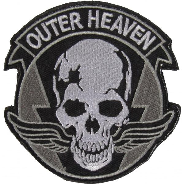 ベルクロワッペン メタルギア OUTER HEAVEN ガイコツ ドクロ スカル 1