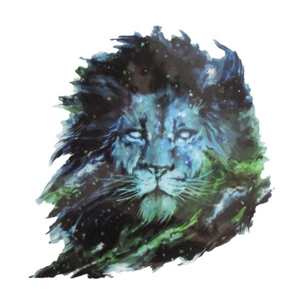 ライオンページ アイロンプリントシート ライオン 動物 252 : オナモミズハウス