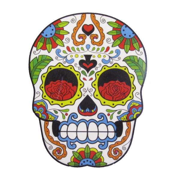 スカル アイロンプリント アイロンプリントシート メキシカンスカル 317 : オナモミ