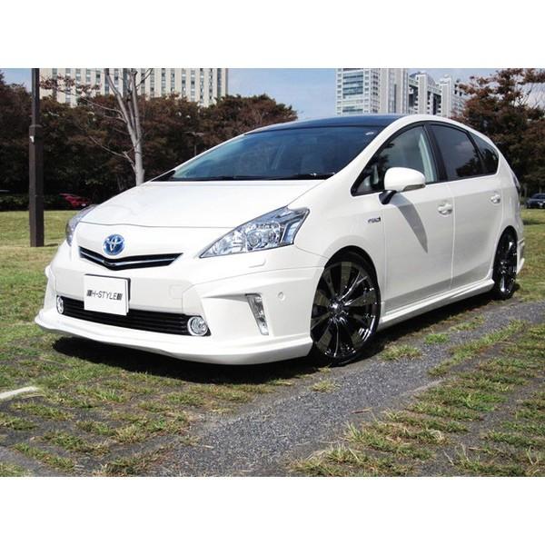 h-style 40 プリウスα 前期 フロントスポイラー フロント ZVW40 h-style 40 プリウスα 前期 フロントスポイラー フロント ZVW40