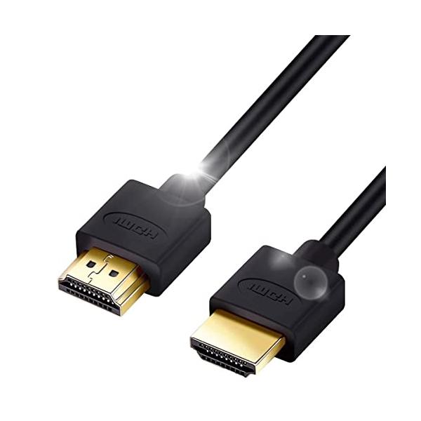 Hanwha HDMIケーブル 5m 細線 4.2mm Ver2.0b スーパースリム ハイスピード 8K 4K 2K対応 UMA-HDMI50