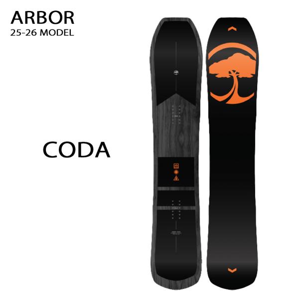 Arbor 25-26 アーバー ARBOR コーダ CODA スノーボード 板 ボード 2026