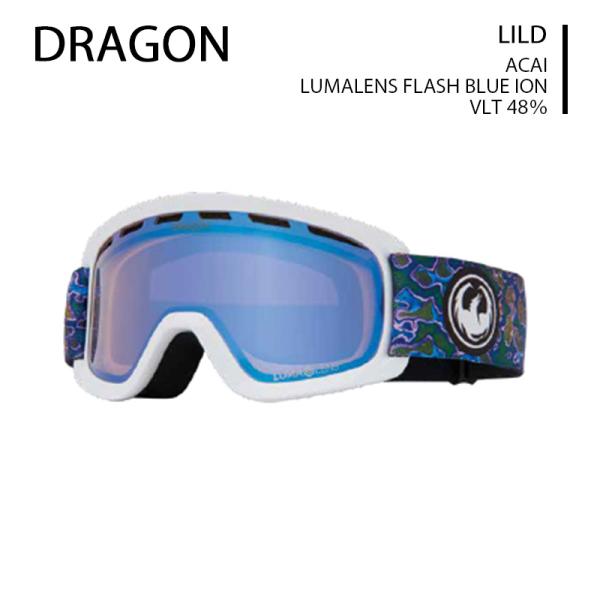 26-27 予約 DRAGON ゴーグル ドラゴン キッズ LILD ACAI LUMALENS FLASH BLUE ION 子供用
