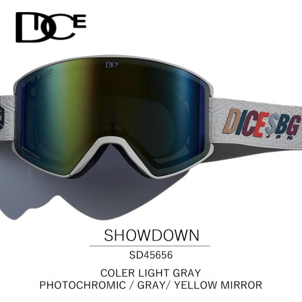 DICE SHOWDOWN ゴーグル グレー/ブラックミラー ¥19,800 Amazon | DICE (ダイス) 日本製 スノーゴーグル SHOWDOWN ショウ