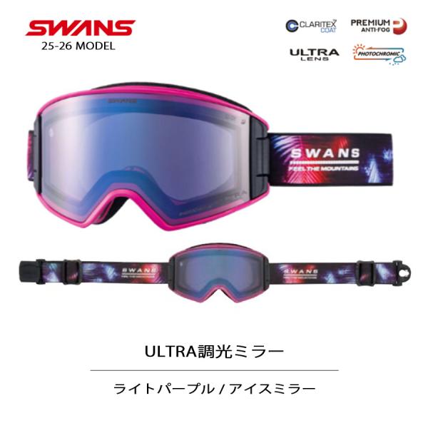 SWANS（スワンズ） 25-26 SWANS ゴーグル スノーボード OUTBACK OB-MDH