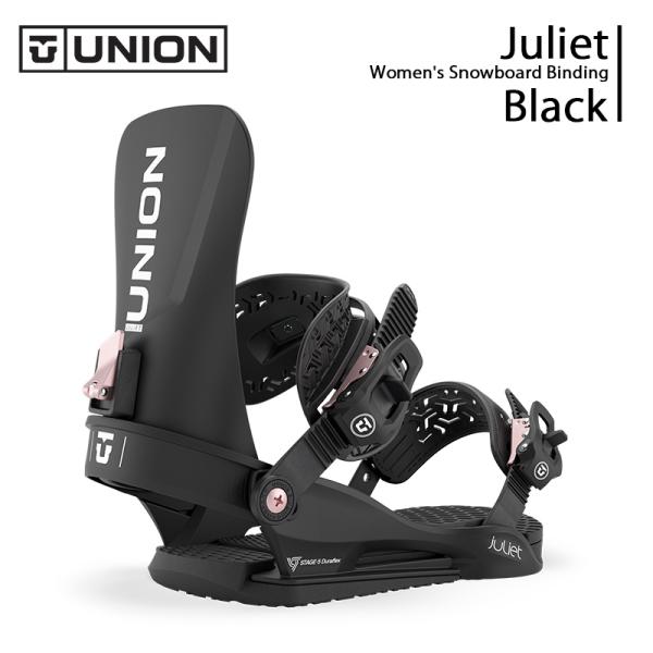 予約 26-27 バインディング ビンディング UNION ユニオン Juliet ジュリエット レディース BLACK 黒