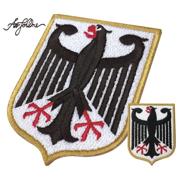 WW2 ドイツ軍　ワッペン　徽章 ドイツ国章 ワッペン 8x6cm【大】【ゆうパケット配送対象商品