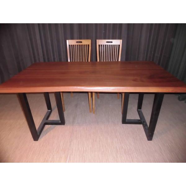 P 051 アフリカンチーク テーブル 一枚板 無垢材 無垢 豪華テーブル 送料無料お手入れ要らず センターテーブル ダイニングテーブル リビング テーブル ローテーブル