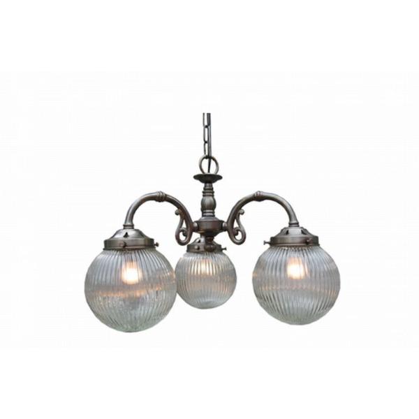 真鍮 激安挑戦中 シャンデリア Fc 694a3 312 Led対応 クラシカルなデザインの3灯シャンデリア 吊り下げ式 照明 ランプ アンティーク調 シンプル