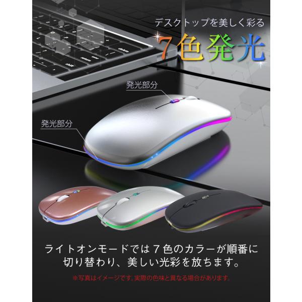 ワイヤレスマウス 7色ライト付き 充電式 静音 薄型 無線マウス 光学センサー 光学式 光るマウス 高感度 軽量 Usb充電 Pcマウス 2 4ghz ゲーミングマウス Buyee Buyee Japanese Proxy Service Buy From Japan Bot Online