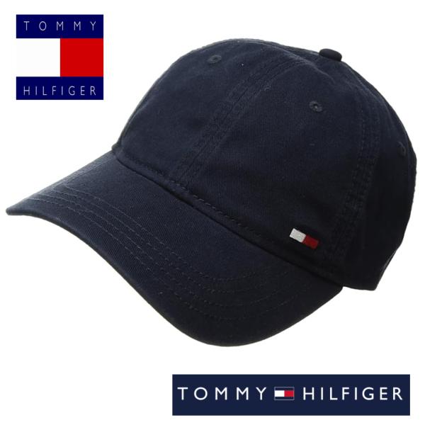 Tommy Hilfiger ベースボールキャップ メンズ NAVY 濃紺 ロゴキャップ メンズ レディース