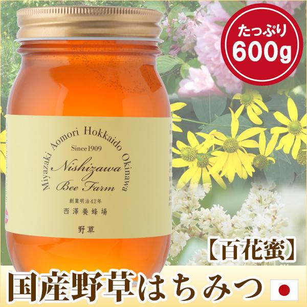 西澤養蜂場 国産 はちみつ 蜂蜜 ハチミツ 国産野草はちみつ600g 西澤養蜂場 国産 はちみつ 蜂蜜 ハチミツ 国産野草はちみつ600g