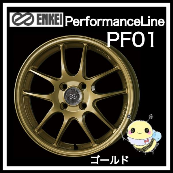 ENKEI PerformanceLine PF01 15C` 15x5.0 4/100 INSET:45 S[h P{@GPC ptH[}XC s[Gt [