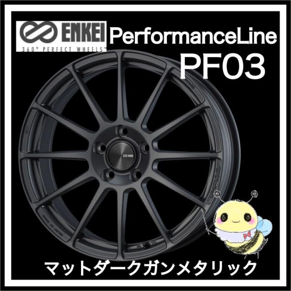 ENKEI PerformanceLine PF03 18C` 18x7.0 5/100 INSET:48 }bg_[NK^bN P{@GPC ptH[}XC s[Gt[X[