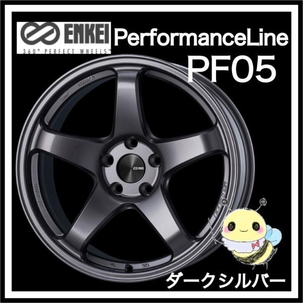 ENKEI PerformanceLine PF05 18C` 18x8.0 5/100 INSET:45 _[NVo[/DS P{@GPC ptH[}XC s[Gt [S[