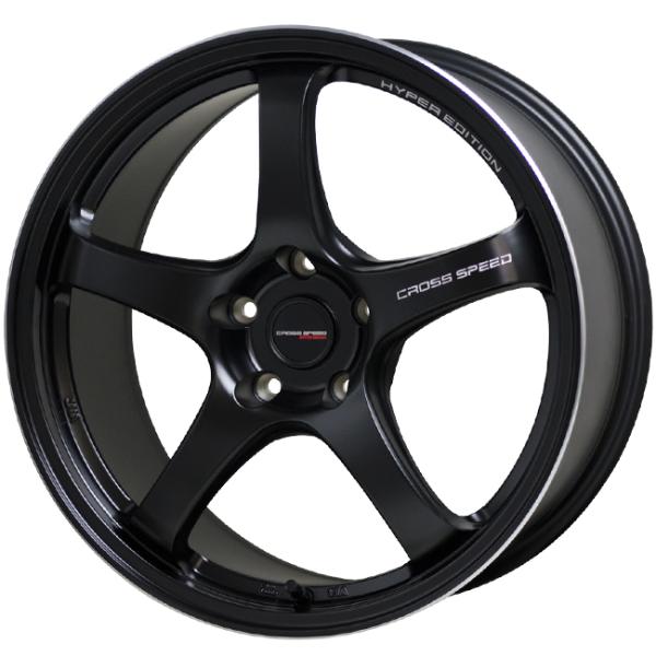 アルミホイール　クロススピード　黒　5本スポーク　18インチ　スタッドレスタイヤ 51TsEXB--bL.jpg