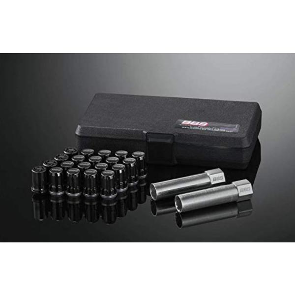 BBS 正規品【BBS】インストレーションキット ○ブラック M12x1.5 品番