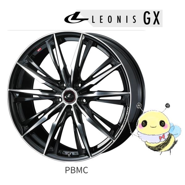 【美品！】weds LEONIS 19インチ アルミホイール マットブラック 超美品 Weds LEONISレオニス MX 19インチ 8J+43 PCD114 3 5穴 1