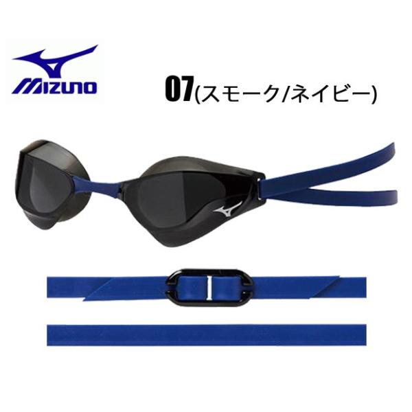 ミズノ MIZUNO FINA承認ゴーグル GX・SONIC EYE J ノンクッションカーブレンズ スモーク N3JE900007　定価2,970円(税込)