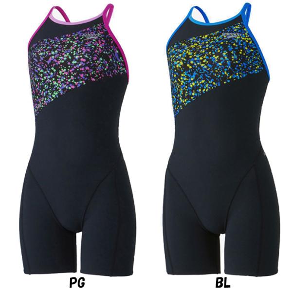 15%OFF 【こねこ便対応】Speedo（スピード）競泳練習用 シードッツターンズショートニースキン レディース 水着 STW12360 定価10,450円（税込）