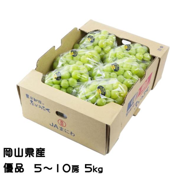 激安価格！岡山県産【シャインマスカット】優品　8房　5kg！ hachiya-fruits_sha013