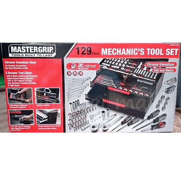 Mastergrip マスターグリップ メカニックツールセット 129ピース ブラック 車 バイク 整備 送料無料 コストコ カークランド Buyee Buyee Jasa Perwakilan Pembelian Barang Online Di Jepang
