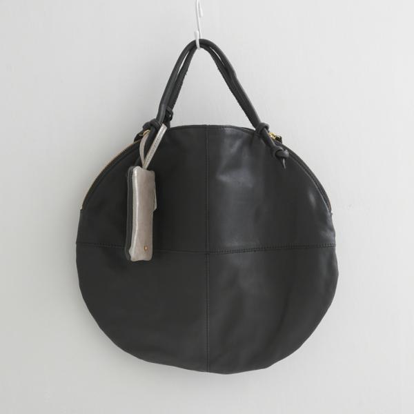 良品 POMTATA ポンタタ ENVAN 円盤 トート レザー バッグ 定番 POMTATA