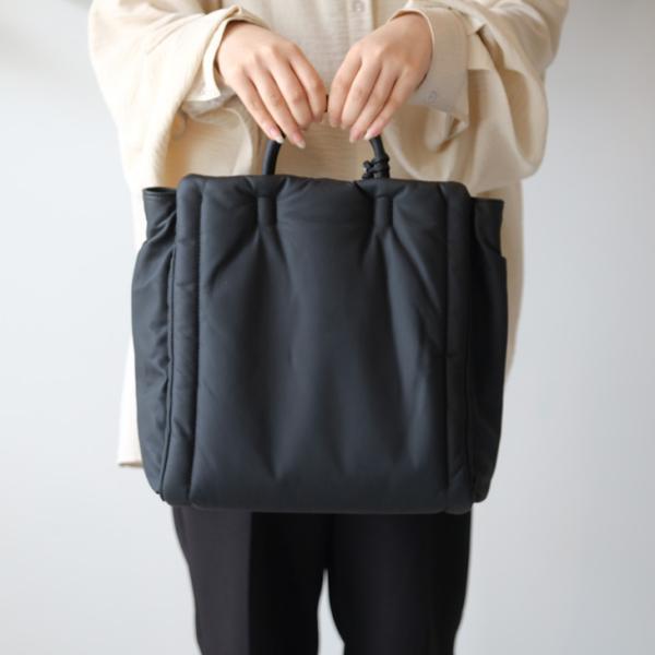 POMTATA (ポンタタ) | PAD (black) トートバッグ 羊革 2WAY : 北欧雑貨 