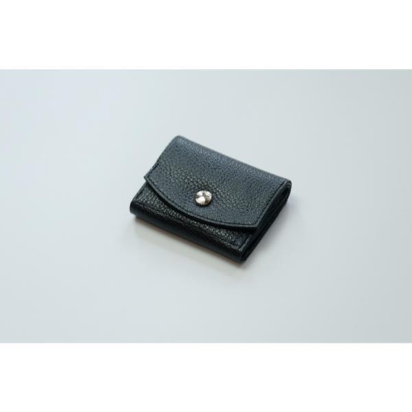 blancle (ブランクレ) | S.LEATHER COMPACT WALLET (black) 財布