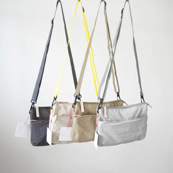 EARTH MADE (アースメイド) | 8POCKET INSIDE PRINT SACOCHE SHOULDER 4色 | ナイロン サコッシュ