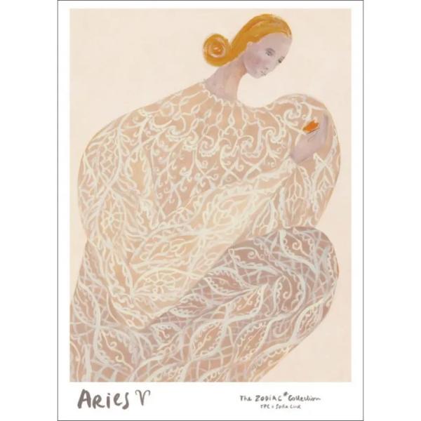 THE POSTER CLUB x SOFIA LIND | Aries 牡羊座 A5 アートポスター 北欧