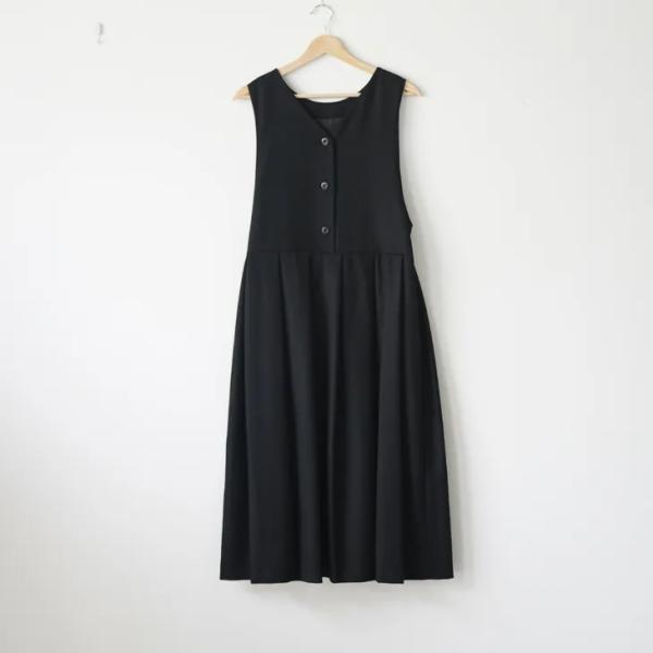 utilite (ユティリテ) | ジャンパースカート (クロ) 2way ワンピース