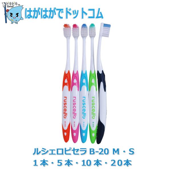 他サイト： ジーシー GC ルシェロピセラ B-20 M S キャップ付き お口の小さな10代や女性向け 歯医者さんが処方するハブラシ ジーシー ルシェロの商品画像