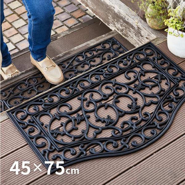 殺風景な玄関周りを彩るラバーマット。お客様をお迎えするだけでなく、毎日家族が出入りする場所だからこそおしゃれなだけじゃなく機能性も大切に。滑り止めとして使ったり、砂やほこりの進入を防ぐ役割もあります。重量感と高級感があり、これ一枚できっと素...