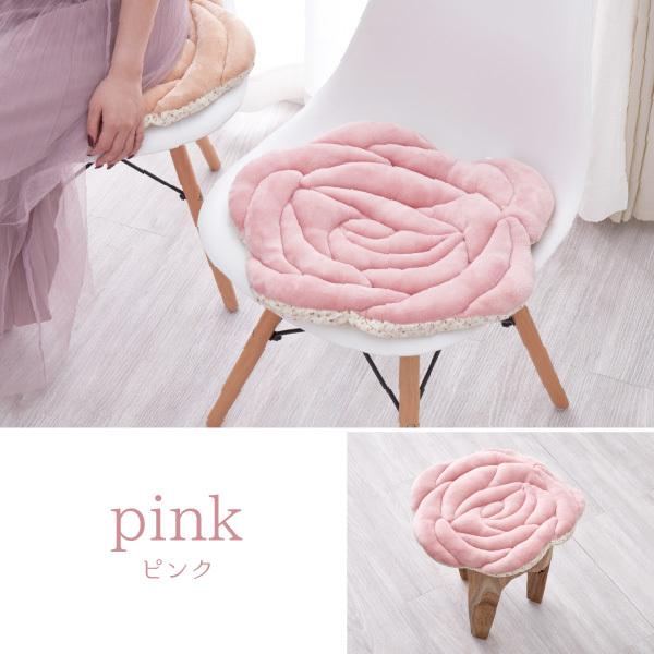 座布団 クッション 45 45cm バラ 薔薇 かわいい おしゃれ 姫系 シートクッション ベージュ ピンク ローズ x 敷物市場 通販 Yahoo ショッピング