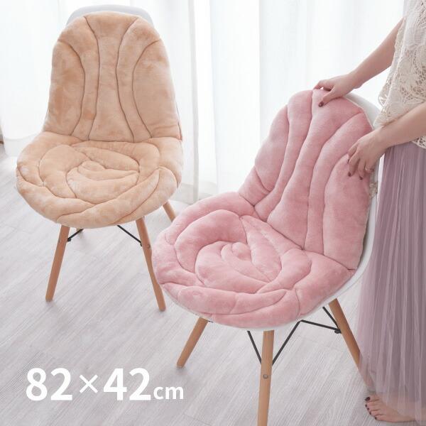 座布団 クッション 椅子用 42cm バラ 薔薇 かわいい おしゃれ 姫系 座椅子クッション ダイニングチェア用 デスクチェア用 ベージュ ピンク ローズ 四季物ひろば 通販 Paypayモール