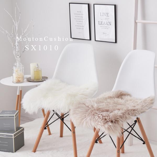 姫系ムートンクッション Sx 1010 約40 40cm 原皮 座布団 シートクッション 羊毛 かわいい チェアパッド 四角 角型 正方形 シープスキン x 敷物市場 通販 Yahoo ショッピング