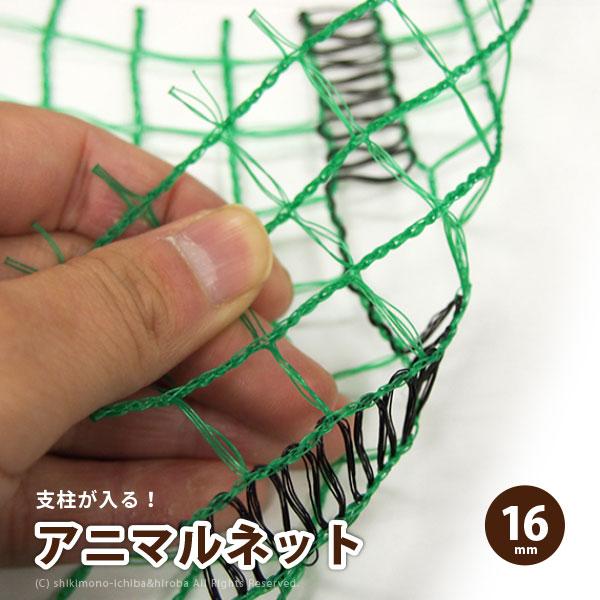防獣ネット アニマルネット 支柱が入るホールタイプ 幅2 長さ50ｍ 16mm 害獣ネット 動物よけ 農業用ネット 防護ネット ワイドラッセル Hgr16 Wchgr16 250 敷物市場 通販 Yahoo ショッピング