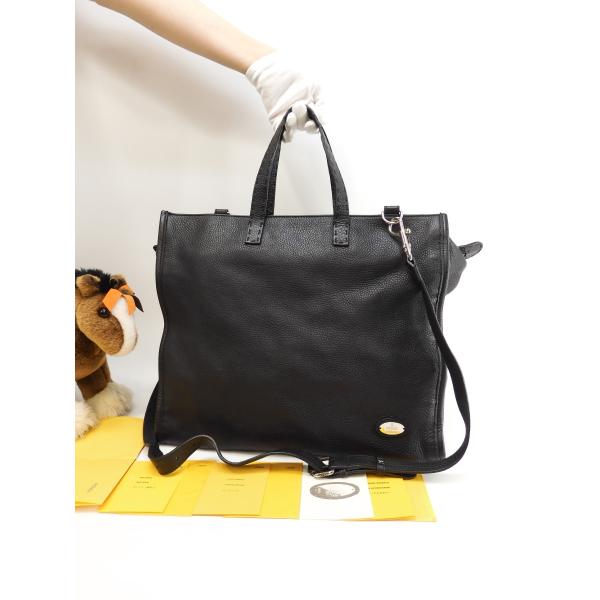 SELLERIA(FENDI) フェンディ トートバッグ セレリアレザー 黒 SELLERIA(FENDI) フェンディ トートバッグ セレリアレザー 黒