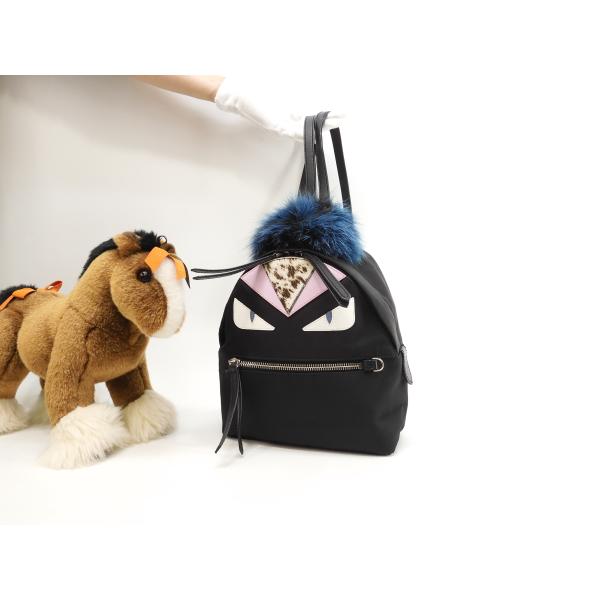 FENDI（フェンディ） バックパック小 バッグバグズ モンスター黒