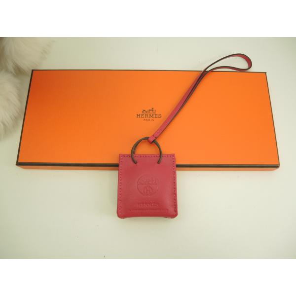 HERMÈS チャーム　サックオランジュ　ピンク 楽天市場】エルメス バッグチャーム サックオランジュ