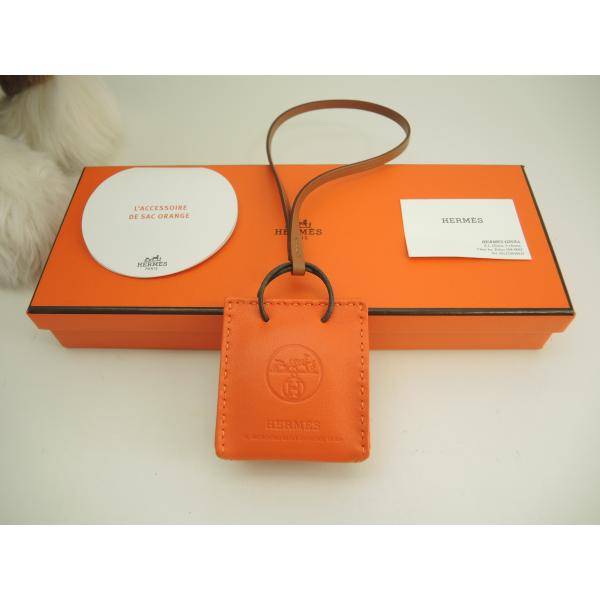 HERMES チャーム　オレンジサック 楽天市場】質屋 HERMES エルメス サックオランジュ アニューミロ