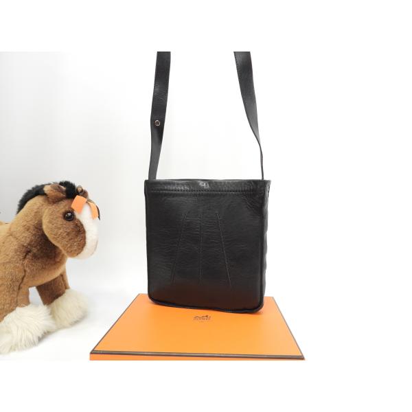 HERMES（エルメス） ポシェット トゥドゥ アニューミロ黒 クロスボディ