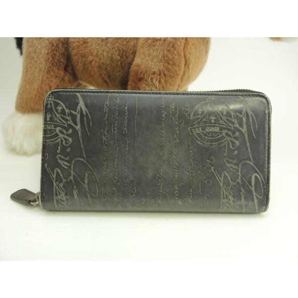 Berluti（ベルルッティ） イタウバ カリグラフィ レザー黒 ジップ長